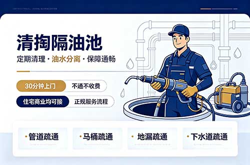 玉林清掏隔油池